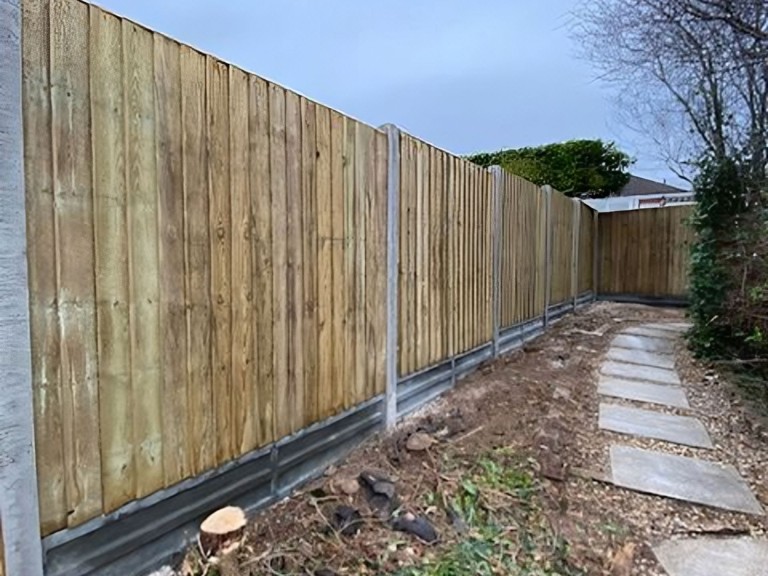 Balmoral Road, Closeboard Panel Fence, Salisbury