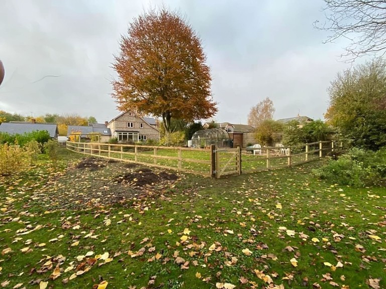 Berwick St James, Post & Rail Fence, Salisbury